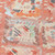 5' X 8' Coral And Orange Geometric Washable Indoor Outdoor Area Rug