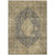 3' X 5' Charcoal And Beige Medallion Washable Indoor Outdoor Area Rug