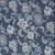 6' X 9' Navy Blue And Ivory Floral Indoor Outdoor Area Rug