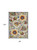 7' X 10' Ivory Green Red And Yellow Floral Indoor Outdoor Area Rug