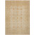 5' X 8' Beige And Rust Floral Medallion Washable Indoor Outdoor Area Rug