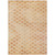 5' X 8' Peach And Rust Polka Dot Washable Indoor Outdoor Area Rug