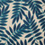 5' X 8' Navy Blue And Ivory Palm Leaf Indoor Outdoor Area Rug