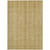 3' X 5' Wheat Gold And Beige Striped Washable Indoor Outdoor Area Rug
