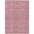 5' X 8' Pink And Purple Geometric Washable Indoor Outdoor Area Rug