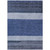 5' X 8' Navy Blue Sky Blue And Charcoal Abstract Washable Indoor Outdoor Area Rug