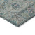 5' X 8' Teal Blue Salmon And Beige Medallion Washable Indoor Outdoor Area Rug