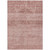 3' X 5' Blush And Mauve Medallion Washable Indoor Outdoor Area Rug