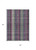 5' X 8' Plum Eggplant And Gray Plaid Washable Indoor Outdoor Area Rug
