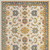 5' X 7' Ivory And Gold Floral Indoor Outdoor Area Rug