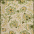 4' X 6' Ivory Green And Yellow Floral Indoor Outdoor Area Rug