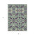 3' X 5' Blue And Purple Geometric Washable Indoor Outdoor Area Rug