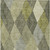 3' X 5' Olive Green Gray And Ivory Argyle Washable Indoor Outdoor Area Rug
