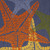 4' X 6' Blue Yellow And Orange Starfish Indoor Outdoor Area Rug