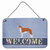 Welcome Sign with Dog Wall or Door Hanging Prints - 638508692955