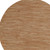 4' Rust And Beige Round Abstract Indoor Outdoor Area Rug