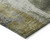 5' X 8' Pewter And Ivory Abstract Washable Indoor Outdoor Area Rug