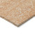 5' X 8' Salmon Floral Washable Indoor Outdoor Area Rug