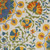 7' X 10' Ivory Blue Yellow And Orange Floral Indoor Outdoor Area Rug