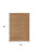 5' X 7' Rust Abstract Indoor Outdoor Area Rug