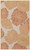 3' X 5' Coral And Beige Floral Indoor Outdoor Area Rug