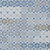 5' X 8' Denim Blue Gray And Ivory Floral Washable Indoor Outdoor Area Rug