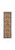 6' Ivory Blue Orange And Green Trellis Indoor Outdoor Runner Rug