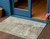 3' X 5' Brown Abstract Washable Indoor Outdoor Area Rug