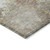 3' X 5' Brown Abstract Washable Indoor Outdoor Area Rug