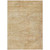 5' X 8' Linen And Wheat Aztec Washable Indoor Outdoor Area Rug