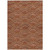 5' X 8' Orange Gold And Ivory Geometric Washable Indoor Outdoor Area Rug