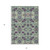 5' X 8' Blue And Purple Geometric Washable Indoor Outdoor Area Rug