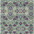 5' X 8' Blue And Purple Geometric Washable Indoor Outdoor Area Rug