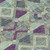 5' X 8' Blue And Purple Geometric Washable Indoor Outdoor Area Rug