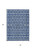 3' X 5' Navy Blue And Ivory Geometric Washable Indoor Outdoor Area Rug