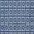 3' X 5' Navy Blue And Ivory Geometric Washable Indoor Outdoor Area Rug
