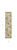 6' Ivory And Green Floral Indoor Outdoor Runner Rug