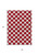 3' X 5' Red And Ivory Polka Dot Washable Indoor Outdoor Area Rug