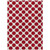 3' X 5' Red And Ivory Polka Dot Washable Indoor Outdoor Area Rug