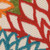 6' Orange Red Green And Blue Floral Indoor Outdoor Runner Rug