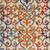 8' X 11' Ivory Blue Orange And Green Trellis Indoor Outdoor Area Rug