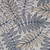 8' X 11' Navy Blue And Ivory Botanical Leaves Indoor Outdoor Area Rug