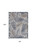 8' X 11' Navy Blue And Ivory Botanical Leaves Indoor Outdoor Area Rug