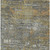 3' X 5' Gold And Taupe Abstract Washable Indoor Outdoor Area Rug