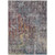 8' X 10' Pewter Abstract Washable Indoor Outdoor Area Rug