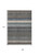 9' X 12' Taupe Beige And Pewter Striped Washable Indoor Outdoor Area Rug