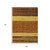 9' X 12' Terra Cotta Gold And Brown Abstract Washable Indoor Outdoor Area Rug