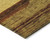 9' X 12' Terra Cotta Gold And Brown Abstract Washable Indoor Outdoor Area Rug
