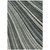 8' X 10' Black Gray And Ivory Striped Washable Indoor Outdoor Area Rug