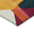 9' X 12' Ivory Orange And Burgundy Geometric Washable Indoor Outdoor Area Rug